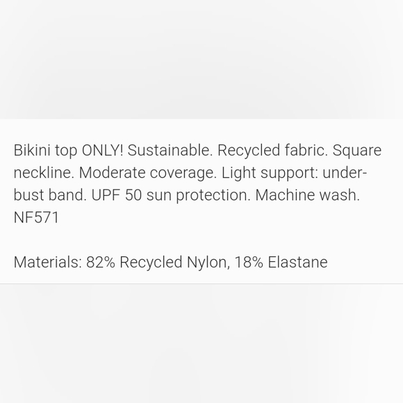 NWT Madewell Bikini Top - Picture 4 of 4